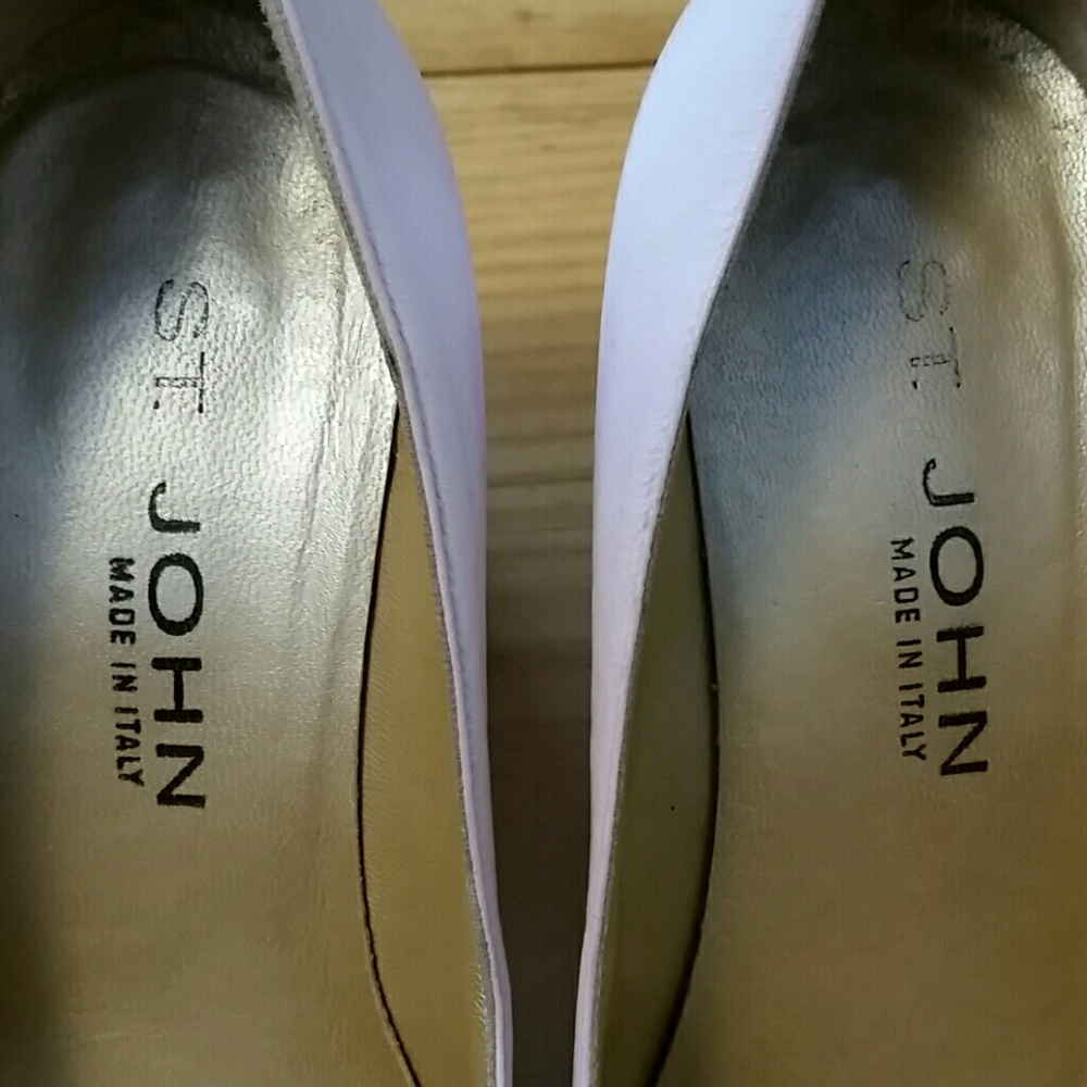 St John Italian leather two-tone heels - Picture 6 of 7